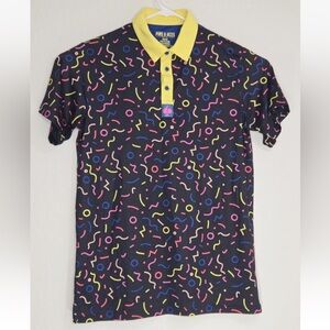 Pins &Aces Saved By The 90s Golf Polo Size M Mens